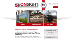 Desktop Screenshot of onsightcustomsigns.com